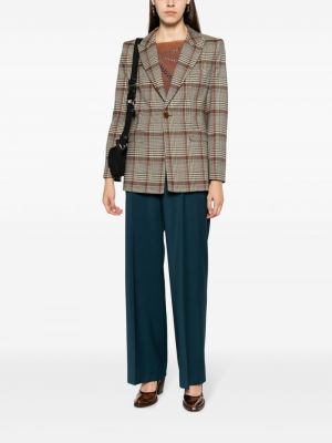 Vlněné kalhoty Vivienne Westwood modré