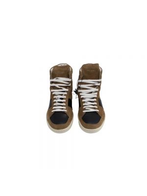 Sneakersy zamszowe Yves Saint Laurent Vintage brązowe