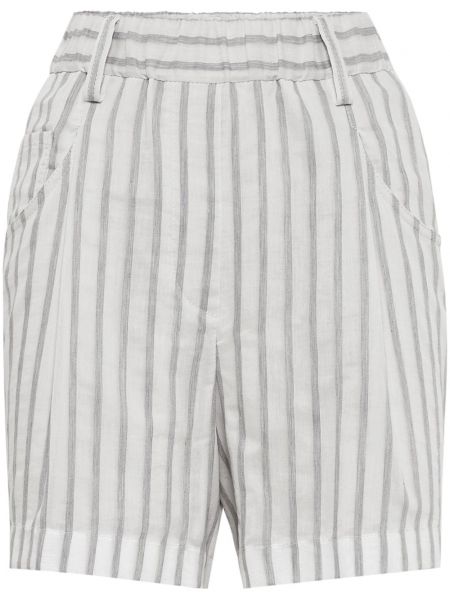 Seiden shorts aus baumwoll Brunello Cucinelli