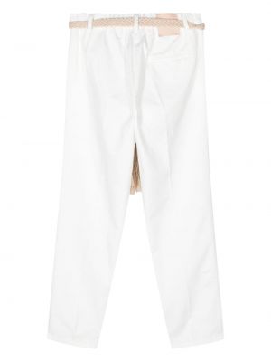 Pletené kalhoty Alysi bílé
