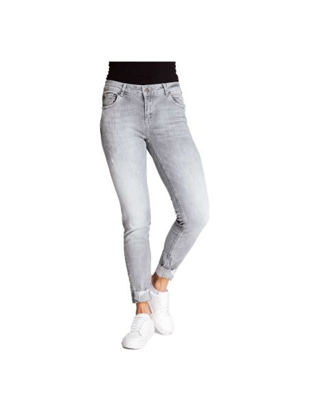 Stretch-jeans Zhrill grau