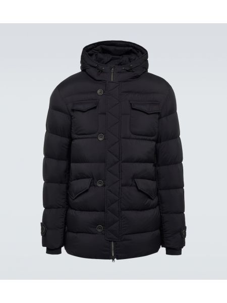 Daunenjacke mit kapuze Herno schwarz