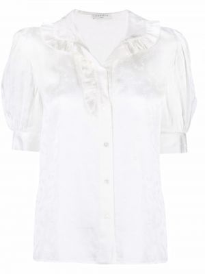 Floral krage bluse Sandro hvit