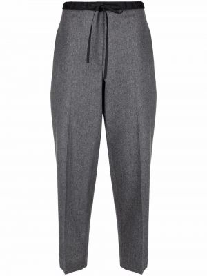 Pantalones con cordones Jil Sander gris