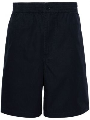 Bombažne bermuda kratke hlače A.p.c. modra