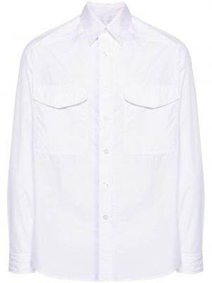 Риза с принт Mordecai бяло