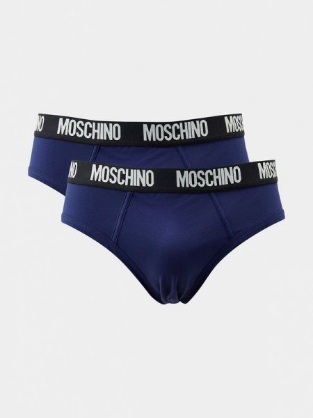 Синие трусы Moschino Underwear