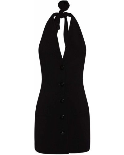 Mini šaty The Attico čierna
