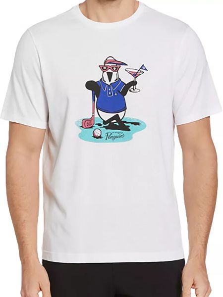Мужская футболка для гольфа с принтом Original Penguin Pete's In Da Party