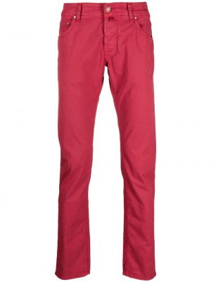 Slim fit skinny jeans aus baumwoll Jacob Cohën pink