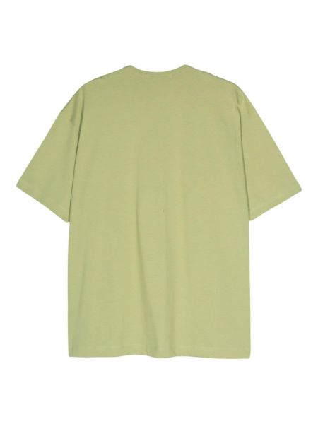 Bavlněné tričko s potiskem Comme Des Garçons Shirt zelené