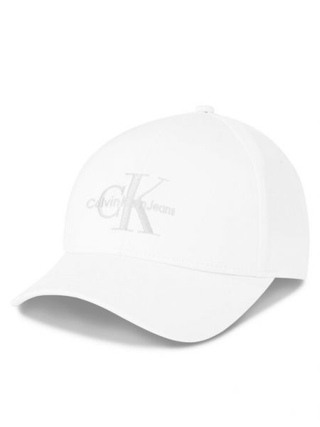 Белая кепка Calvin Klein