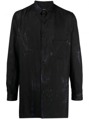 Hedvábná saténová košile Yohji Yamamoto