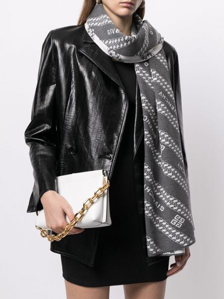 Bufanda reversible Givenchy gris