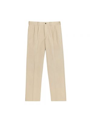 Pantalon en coton plissé Doppiaa beige