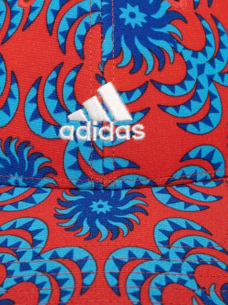 Kapa s printom Adidas Performance crvena