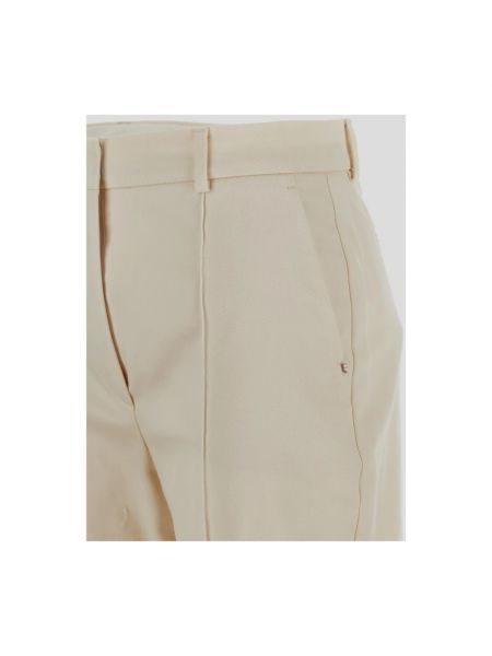 Pantalones de algodón Sportmax beige