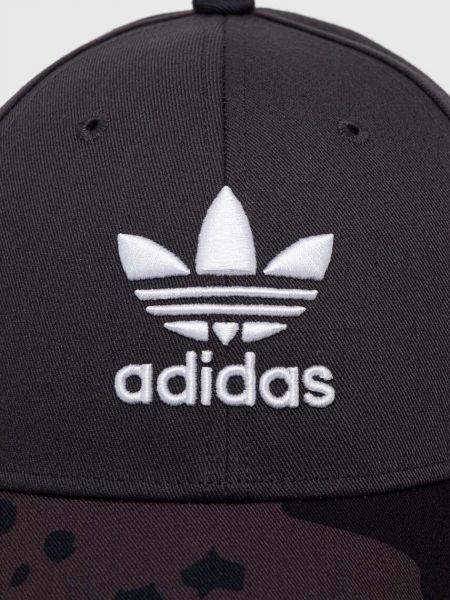 Kapa s printom Adidas Originals crna