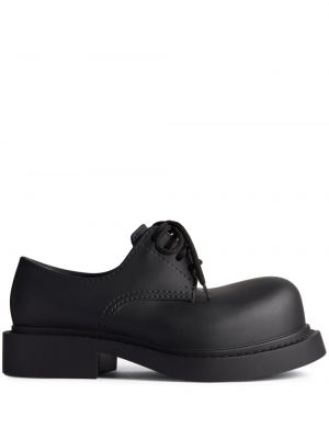 Pantofi cu șireturi din dantelă chunky Balenciaga negru
