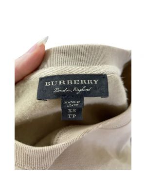 Vestido de algodón Burberry Vintage beige