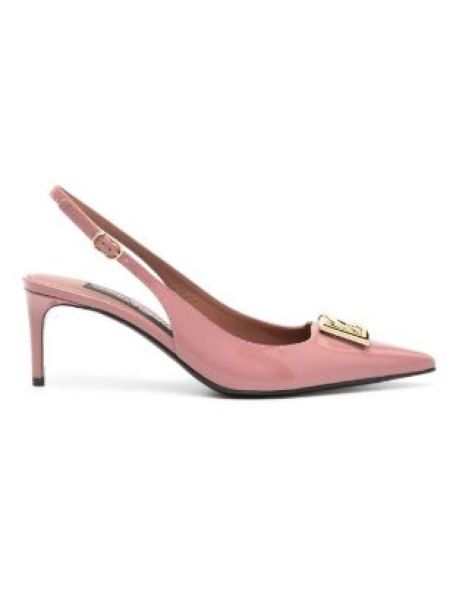 Chaussures de ville en cuir vernis Dolce & Gabbana rose