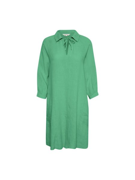 Lniana sukienka mini Part Two zielona