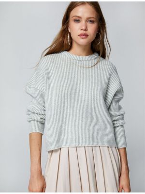 Menčestrový sveter s dlhými rukávmi Koton