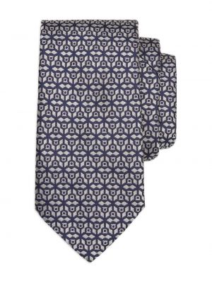 Žakardinis šilkinis kaklaraištis Ferragamo