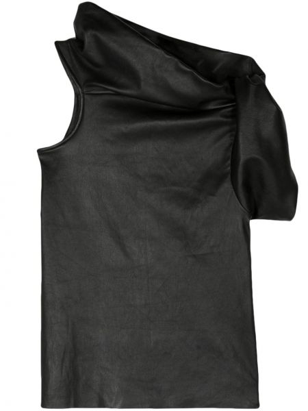 Asymetrická košeľa Rick Owens čierna