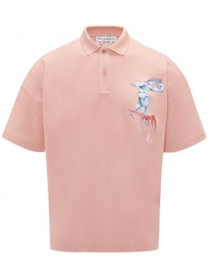 T-shirt mit print Jw Anderson pink