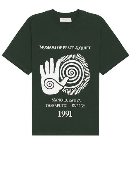 T-shirt Museum Of Peace & Quiet verde