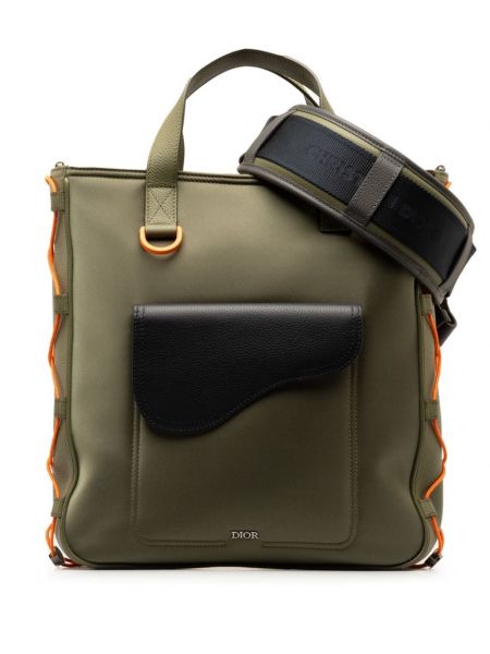 Τσάντα shopper Christian Dior Pre-owned πράσινο