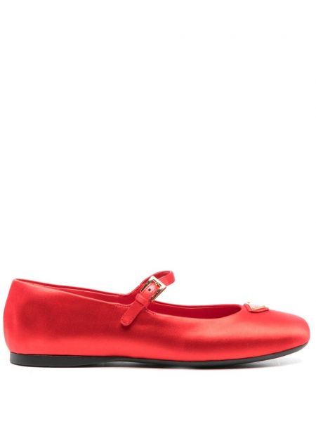 Ниски обувки Prada червено