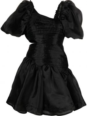 Asymmetrisches cocktailkleid Aje schwarz