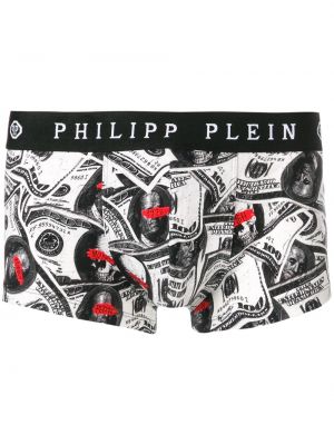 Calcetines con estampado Philipp Plein negro