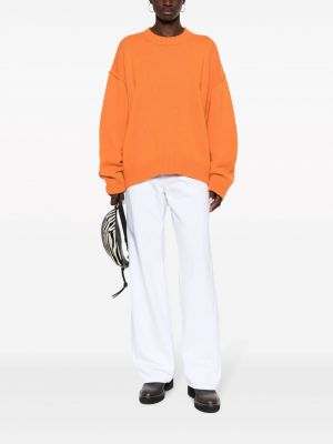 Kašmira vilnas džemperis Dsquared2 oranžs