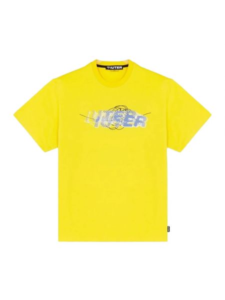 Koszulka z nadrukiem Iuter żółta