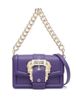 Vėrinys su sagtimis Versace Jeans Couture violetinė