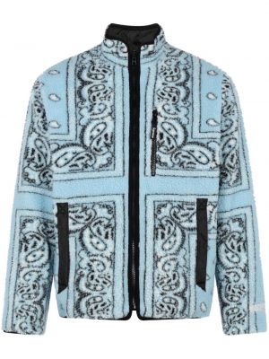 Beidseitig tragbare fleece jacke mit print Supreme