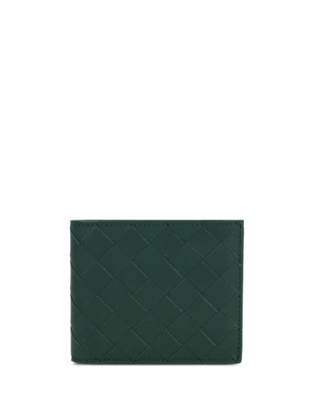 Usnjena denarnica Bottega Veneta zelena