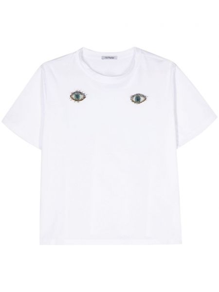 T-shirt en coton Parlor blanc
