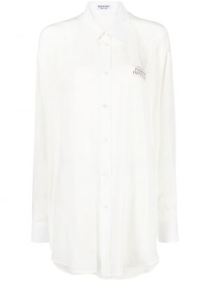Marškiniai oversize Balenciaga balta