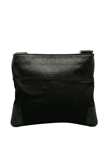 Taška přes rameno z nylonu Gucci Pre-owned černá