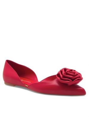 Balerina cipők Eva Minge piros