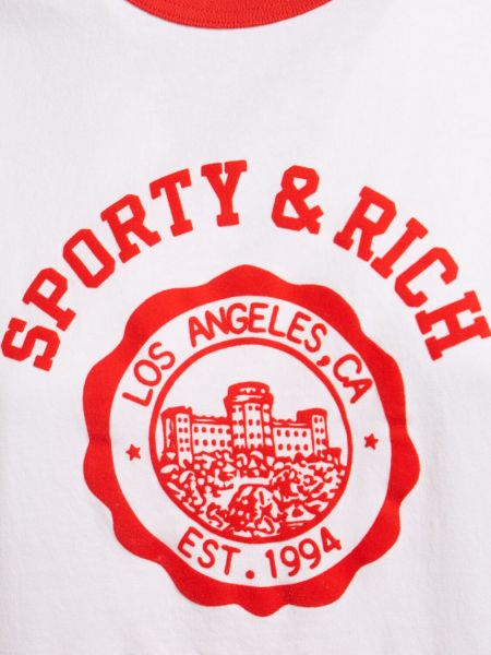 Тениска Sporty & Rich бяло