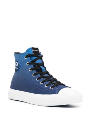 Sneakersy Karl Lagerfeld niebieskie