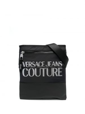 Trykt veske Versace Jeans Couture svart