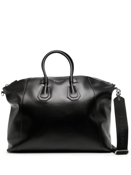 Kožená sportovní taška Givenchy černá