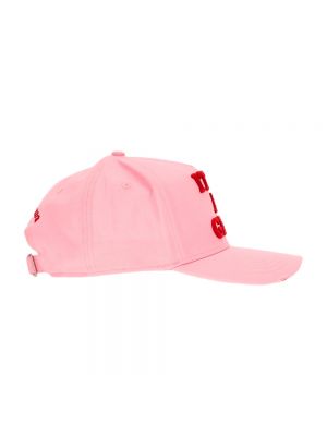 Gorra de pelo Dsquared2 rosa