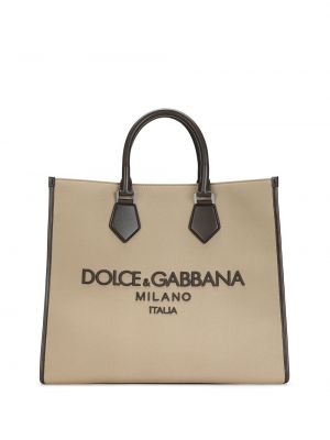 Bolso shopper con bordado Dolce & Gabbana